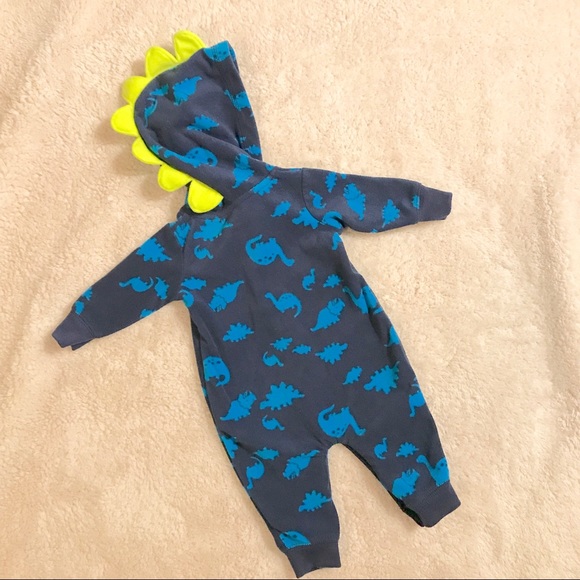 Fleece dinosaur one piece - Picture 2 of 4